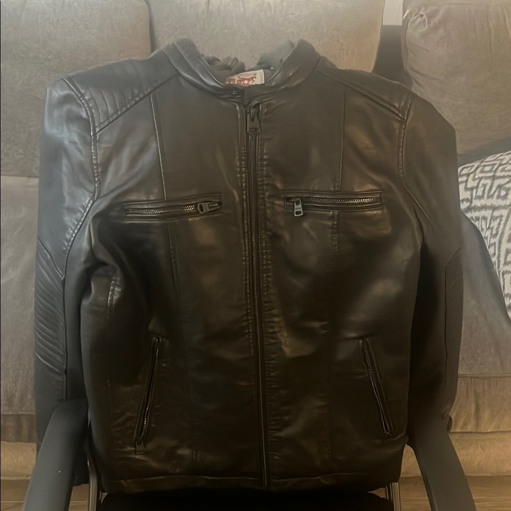 Levi's Black Leather Jacket